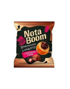 Жевательные конфеты Нота Бум с шоколадным кремом 500г Kdv