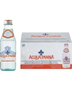 Вода минеральная негазированная стекло 0 25 л х 24 шт Acqua panna