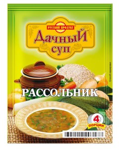 Суп Русский Продукт рассольник варочный 65 г Дачный