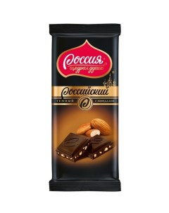 Шоколад миндаль 90г Российский