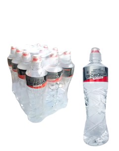 Вода Sport минеральная природная питьевая негазированная ПЭТ 0 5 л 12 штук Троноша
