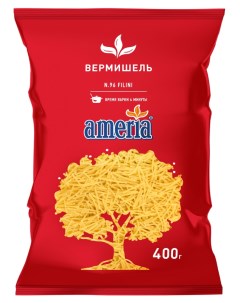 Макаронные изделия Вермишель Паутинка 096 400 г Ameria