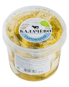 Сыр рассольный Брынза в масле с прованскими травами 50 200 г Калачево