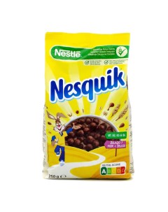 Сухой завтрак шарики Nestle цельнозерновые шоколадные 250 г Nesquik