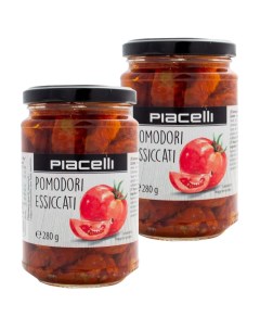 Вяленые сушеные томаты в подсолнечном масле 2шт х 280г Piacelli