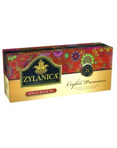 Чай Ceylon Premium черный 25 пакетиков Zylanica