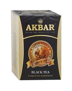 Чай черный листовой limited edition с медалью 200 г Akbar