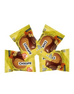 Протеиновое печенье CHIKALAB Chikapie с начинкой 4шт по 60г арахис Bombbar