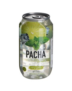 Газированный напиток Мохито 330 мл Pacha drink
