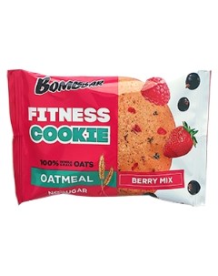 Овсяное печенье Fitness Cookie 40 г Ягодный микс Bombbar