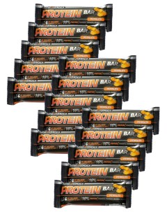 Протеиновые батончики Protein bar с коллагеном орех 15 шт по 50 г Ironman