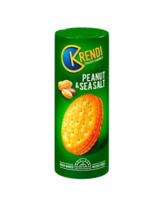 Печенье Крекер сэндвич с арахисовой пастой и морской солью 170 г Krendi