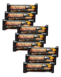 Протеиновый батончик Protein bar с Коллагеном Орех 9х50г Ironman