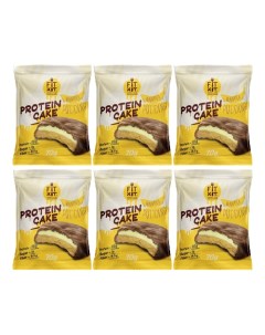 Протеиновое печенье Protein Cake Банановый пудинг 6 шт по 70 г Fit kit