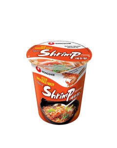 Лапша быстрого приготовления креветочная стакан 67 г Nongshim