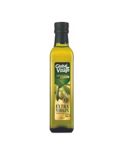 Оливковое масло Extra Virgin для салатов нерафинированное 250 мл Global village