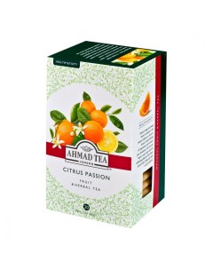 Чай Ahmad Citrus Passion травяной 20 пакетиков Ahmad tea