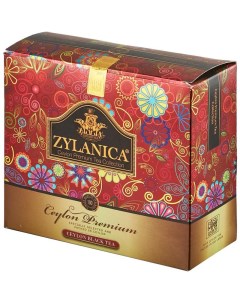 Чай черный цейлонский в пакетиках 100 2 г Zylanica