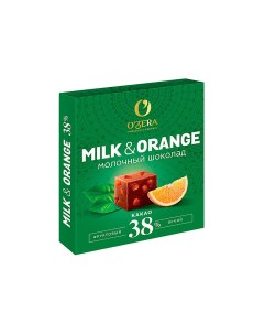 Шоколад молочный Milk Orange 2 шт по 90 г O`zera