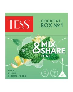 Чайный напиток травяной Cocktail Box 1 Mint в пакетиках 1 8 г х 20 шт Tess