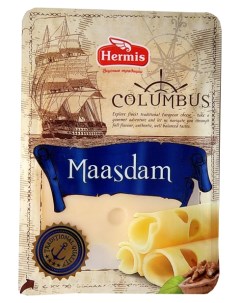 Сыр полутвердый Маасдам 45 1 кг Columbus