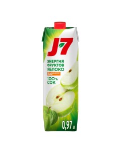 Сок яблочный 0 97 л J7