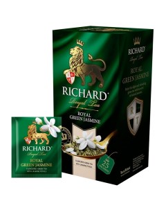 Чай Royal Green Jasmine зелен 25 пак 14731 2шт Richard