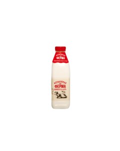 Молоко цельное 3 4 6 900 мл Асеньевская ферма