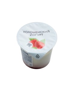 Йогурт термостатный малина 3 СЗМЖ 300 г Коломенское молоко