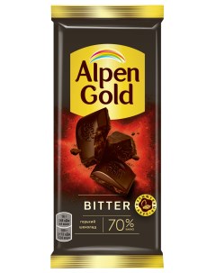 Шоколад Bitter Горький 70 80г Alpen gold