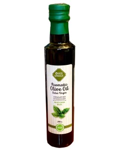 Оливковое масло с базиликом Extra Virgin 250 мл Ecogreece