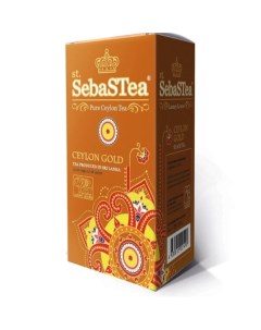 Чай SebasTea Ceylon Gold черный мелколистовой 25 пакетиков Sebas tea