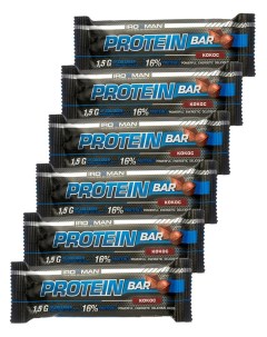 Протеиновый батончик Protein bar с Коллагеном Кокос 6х50г Ironman