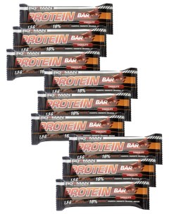 Протеиновый батончик Protein bar с Коллагеном Шоколад 9х50г Ironman