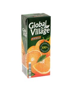 Нектар Апельсин 0 2 л Global village
