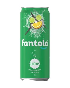 Газированный напиток Lime 1 л Fantola