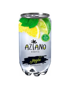 Газированный напиток мохито 0 35 л Aziano
