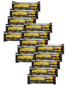 Протеиновые батончики Protein bar с коллагеном банан 15 шт по 50 г Ironman
