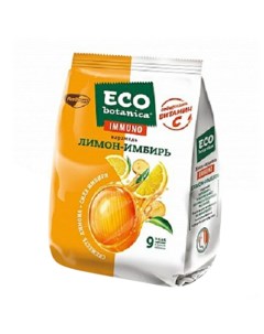 Карамель Immuno лимон имбирь 100 г Eco botanica