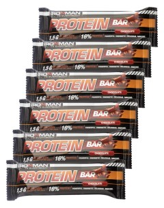 Протеиновые батончики Protein bar с коллагеном шоколад 6 шт по 50 г Ironman
