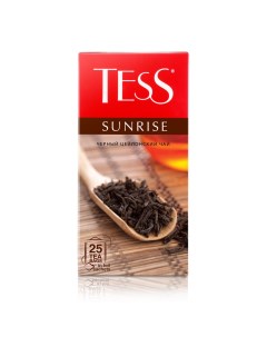 Чай чёрный Sunrise 25 пакетиков Tess