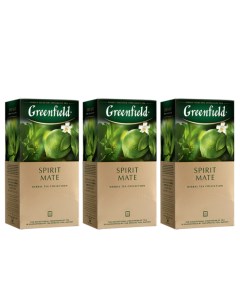 Чай травяной Spirit Mate 3 упаковки по 25 пакетиков Greenfield