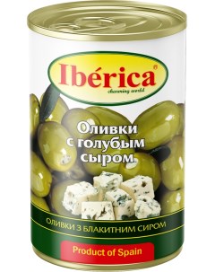 Оливки с голубым сыром 300 г Iberica