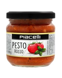 Соус песто из томатов 190 г Piacelli