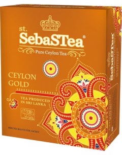 Чай Ceylon gold черный 100х2г Sebastea