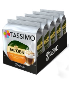 Набор кофе в капсулах Latte Macchiato Caramel 5 упаковок Tassimo