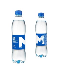 Вода питьевая газированная 0 5 л Magnit