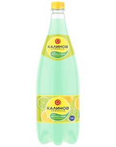Газированный напиток Калинов вкус Лимон лайм 1 5 л Калиновъ