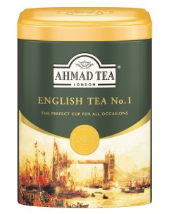 Чай черный Английский чай No 1 в подарочной металлической банке 100 г Ahmad tea
