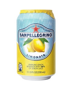 Напиток б а газ Лимон 330 мл Упаковка 24 шт Sanpellegrino